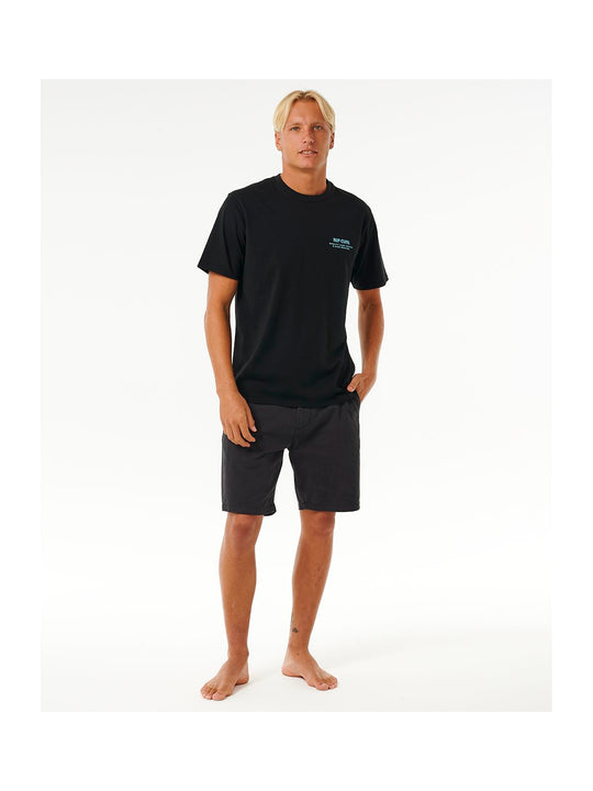 Koszulka RIP CURL Heritage Ding Repairs Tee czarny - Adventure Sports
