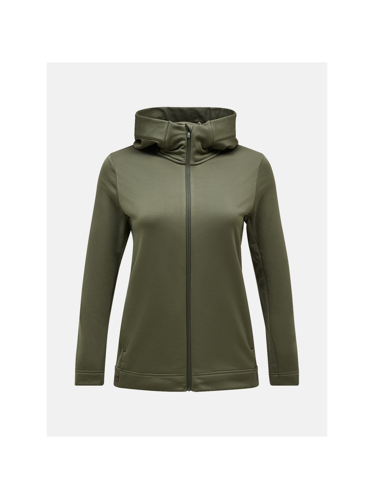 Bluza Peak Performance W Rider Tech Zip Hood zielony - Adventure Sports