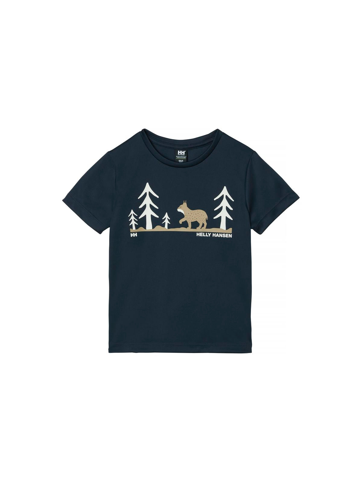 Koszulka HELLY HANSEN K HH TECH GRAPHIC T- granatowy - Adventure Sports