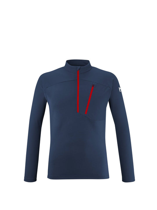 Koszulka MILLET M Morpho Zip Ls granatowy - Adventure Sports
