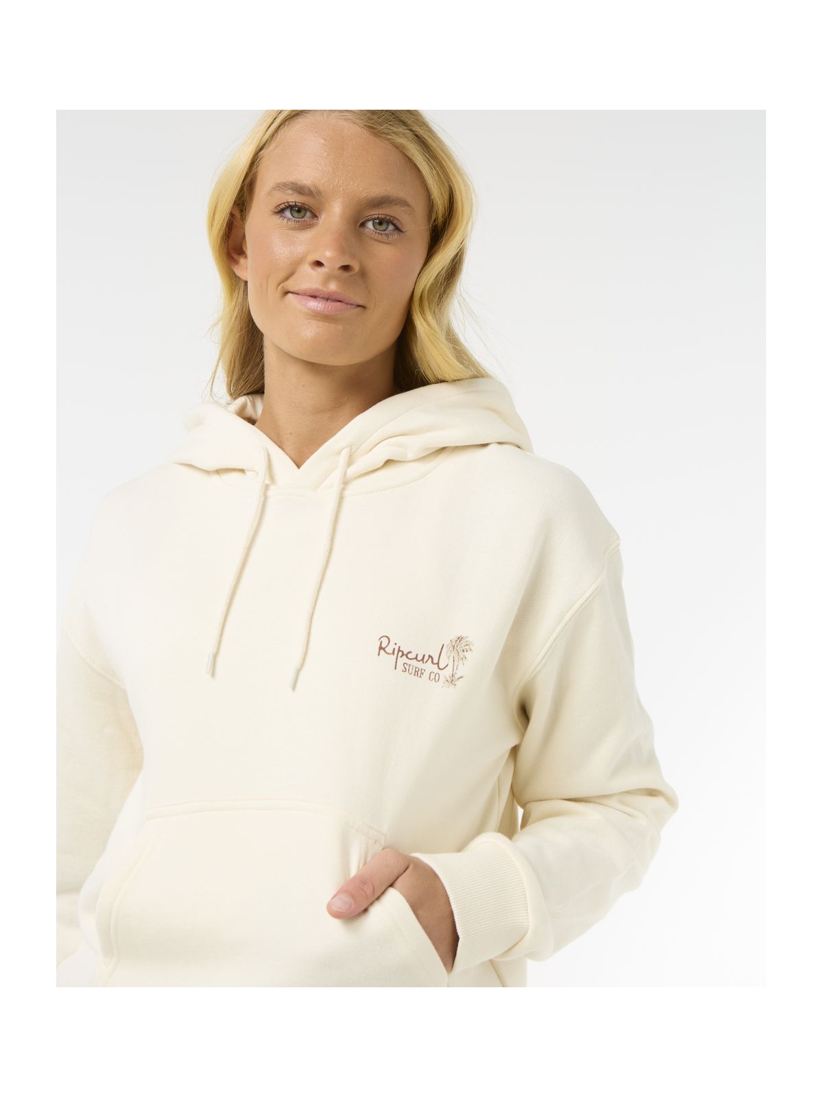 Bluza RIP CURL Paradise Bay Relaxed Hood biały