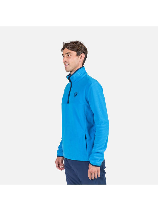 Bluza polarowa męska Rossignol Strawpile Fleece Hz niebieska - Adventure Sports
