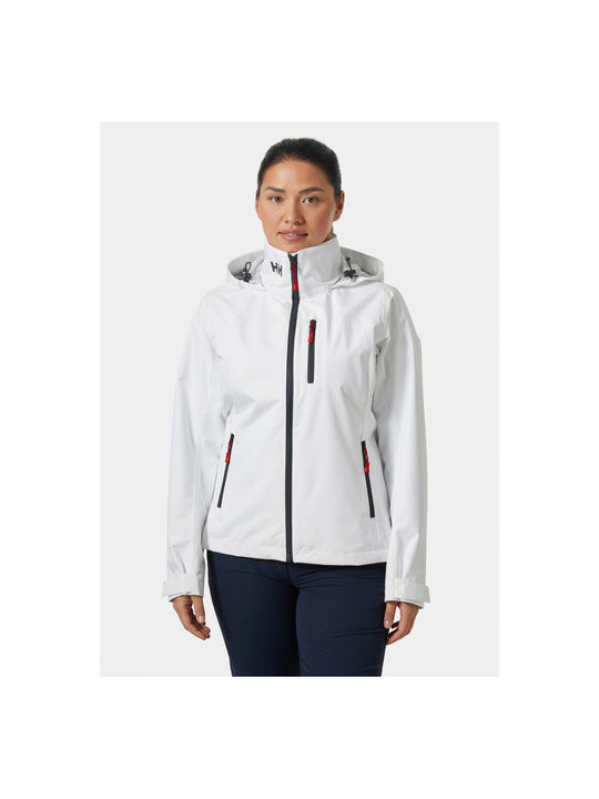 Kurtka HELLY HANSEN W Crew Hooded Jacket 2.0 biały - Adventure Sports
