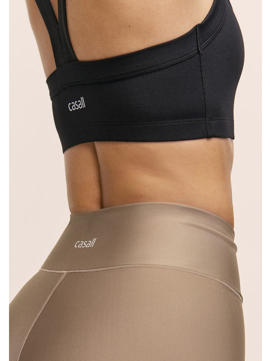 Top damski CASALL Defined Rib Sport Top kolor czarny

