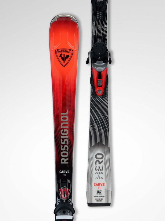 Narty ROSSIGNOL Hero Carve Ti + wiązania LOOK Spx12 Konect Gw B80 Silver Red
