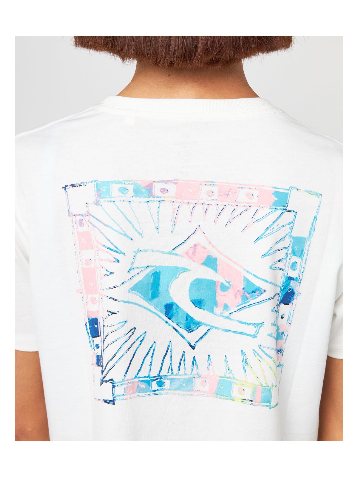 Koszulka RIP CURL Rc X Babapt Crop Tee biały - Adventure Sports
