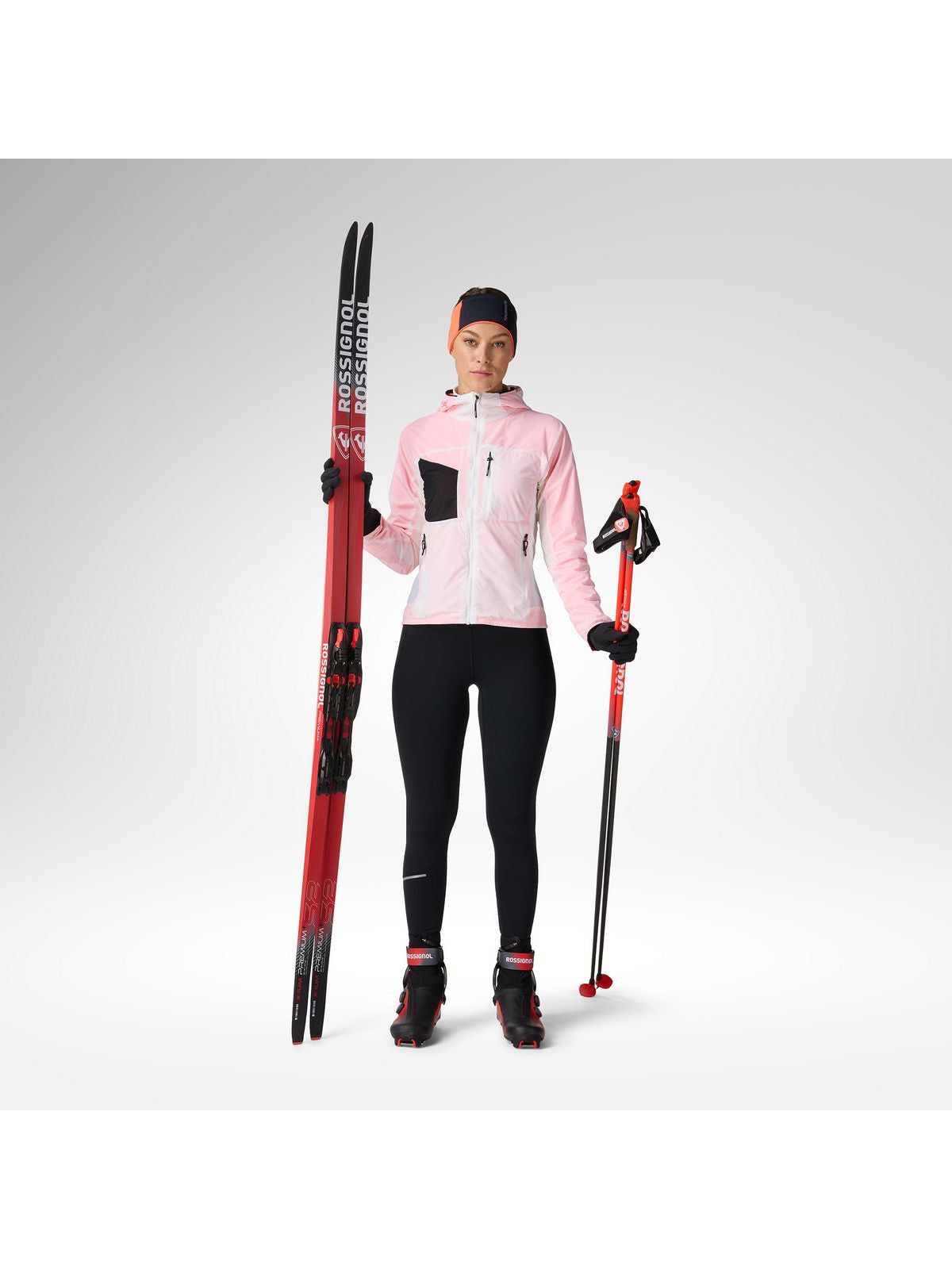 Kurtka narciarska damska ROSSIGNOL W Venon Active Hoodie Jacket biała