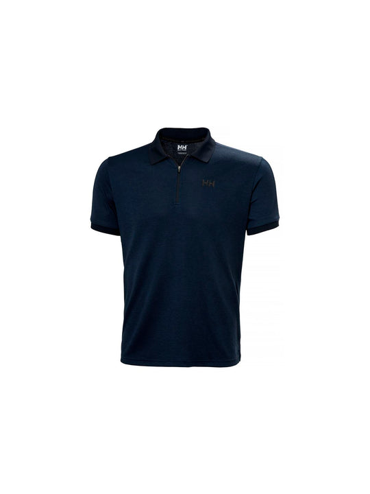 Koszulka polo męska HELLY HANSEN HP 1/2 ZIP POLO granatowa - Adventure Sports
