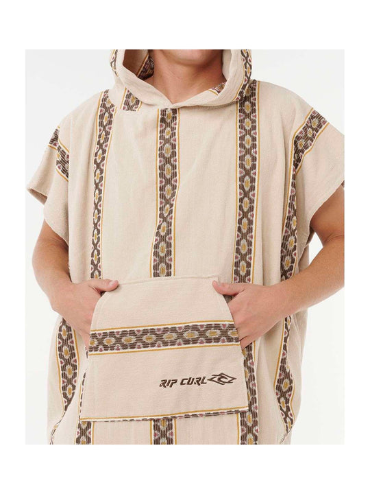Ponczo męskie RIP CURL Classic Surf Hooded Towel beżowe

