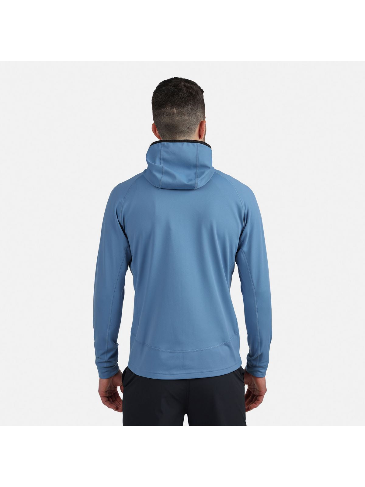 Bluza narciarska męska Rossignol Mid Layer Thin Fz niebieski - Adventure Sports