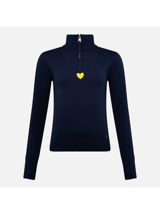 Sweter damski ROSSIGNOL W JCC MERIB HZ niebieski
