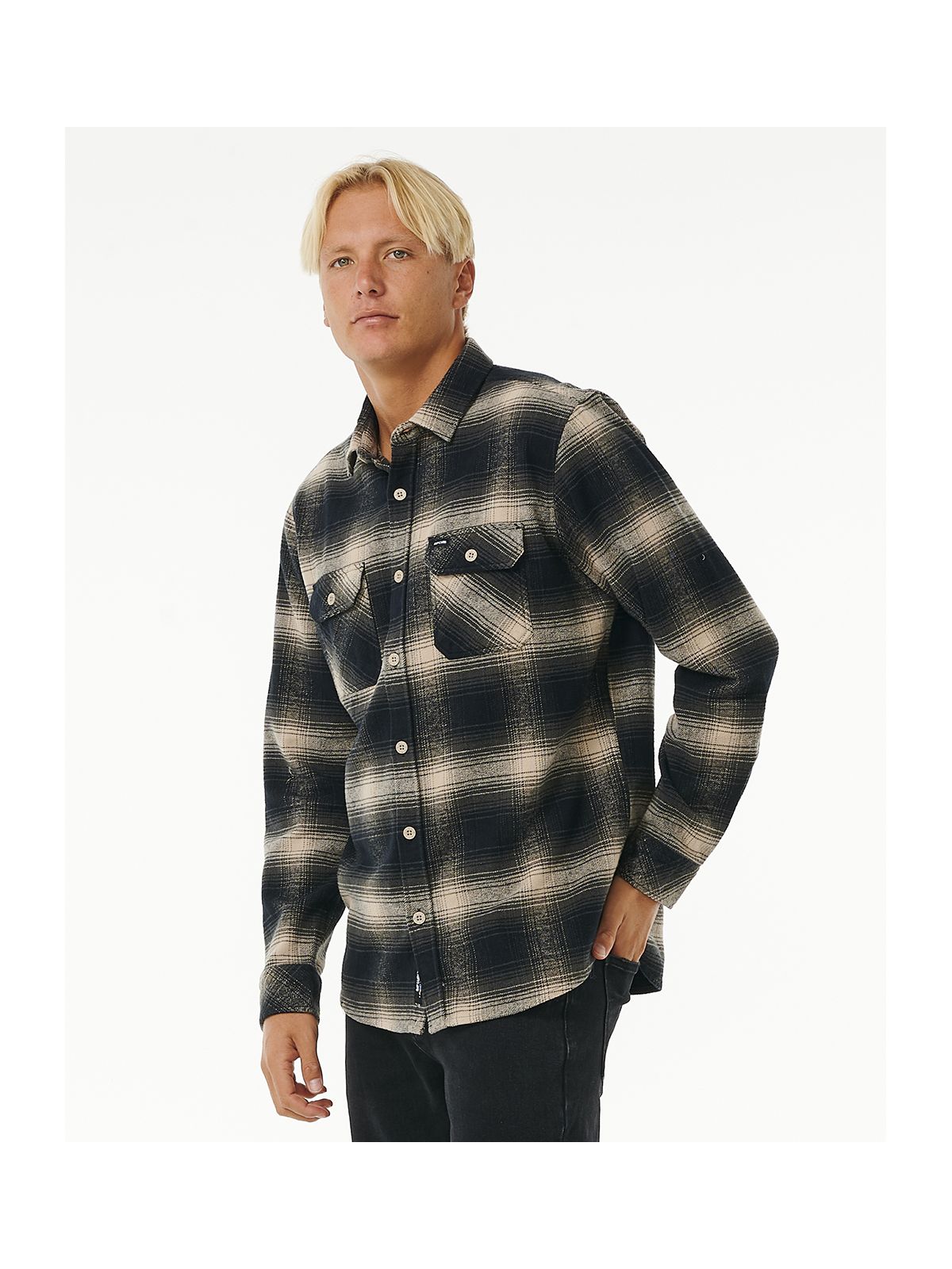 Koszula RIP CURL COUNT FLANNEL SHIRT brązowa