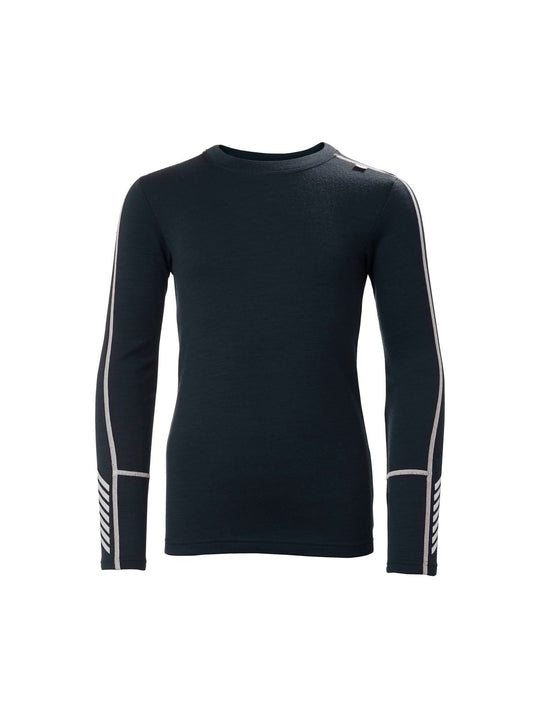 Bielizna termoaktywna dziecięca Helly Hansen Jr Lifa Merino Midweight Set granatowy - Adventure Sports

