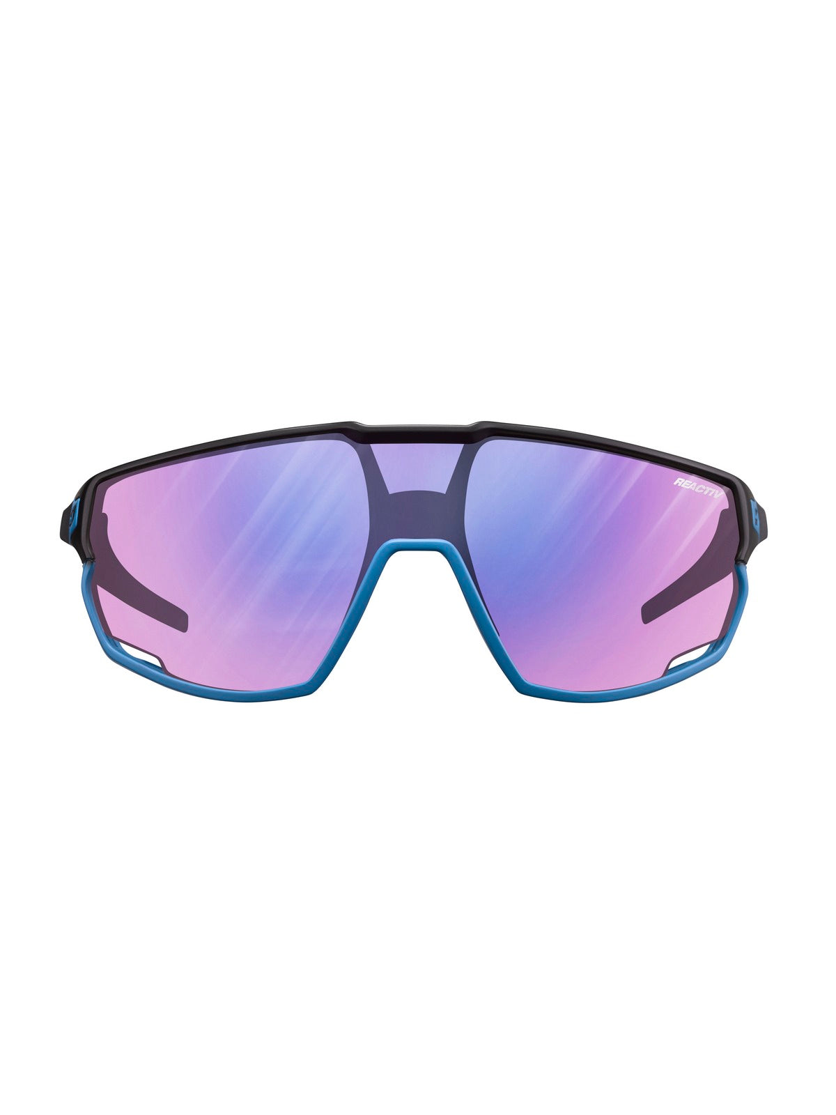 Okulary rowerowe JULBO RUSH - czarny/niebieski - Reactiv High Contrast Cat 1-3 - L - Adventure Sports
