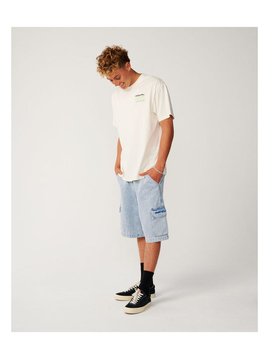 Koszulka męska RIP CURL S-Series Journey Man Tee biała
