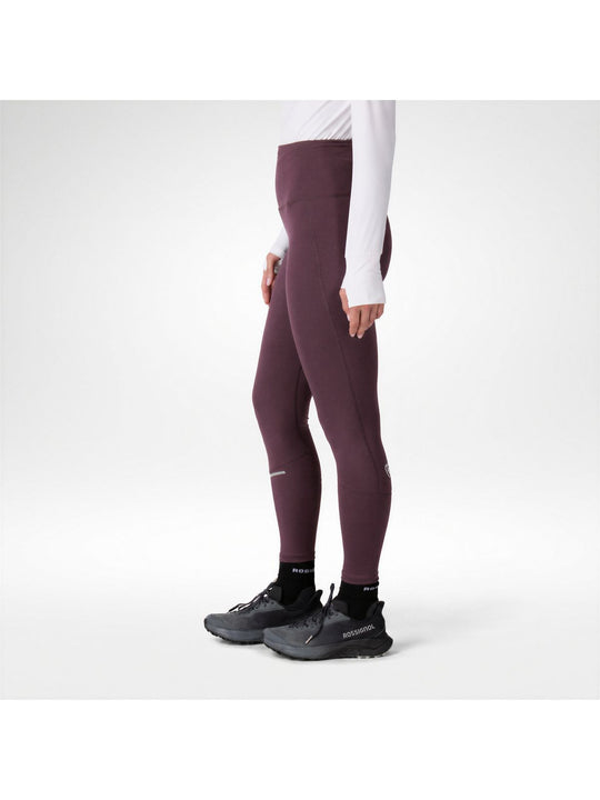Legginsy damskie ROSSIGNOL W First Layer Tight bordowe

