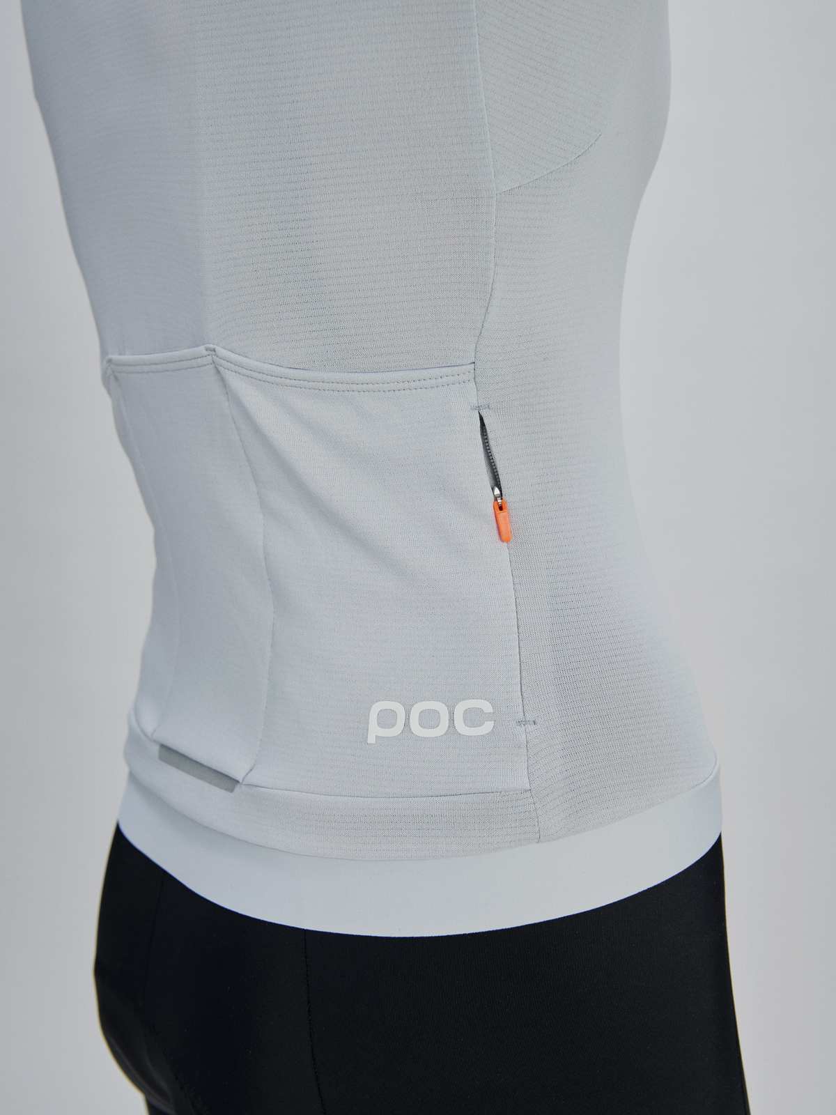 Koszulka rowerowa damska POC W's Thermal Lite Jersey szara