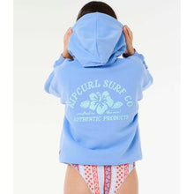 Bluza damska RIP CURL Surf Puff Heritage Hood P/P niebieska
