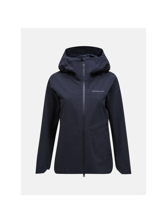 Kurtka z membraną damska Peak Performance W Commuter Hipe Jacket czarny - Adventure Sports
