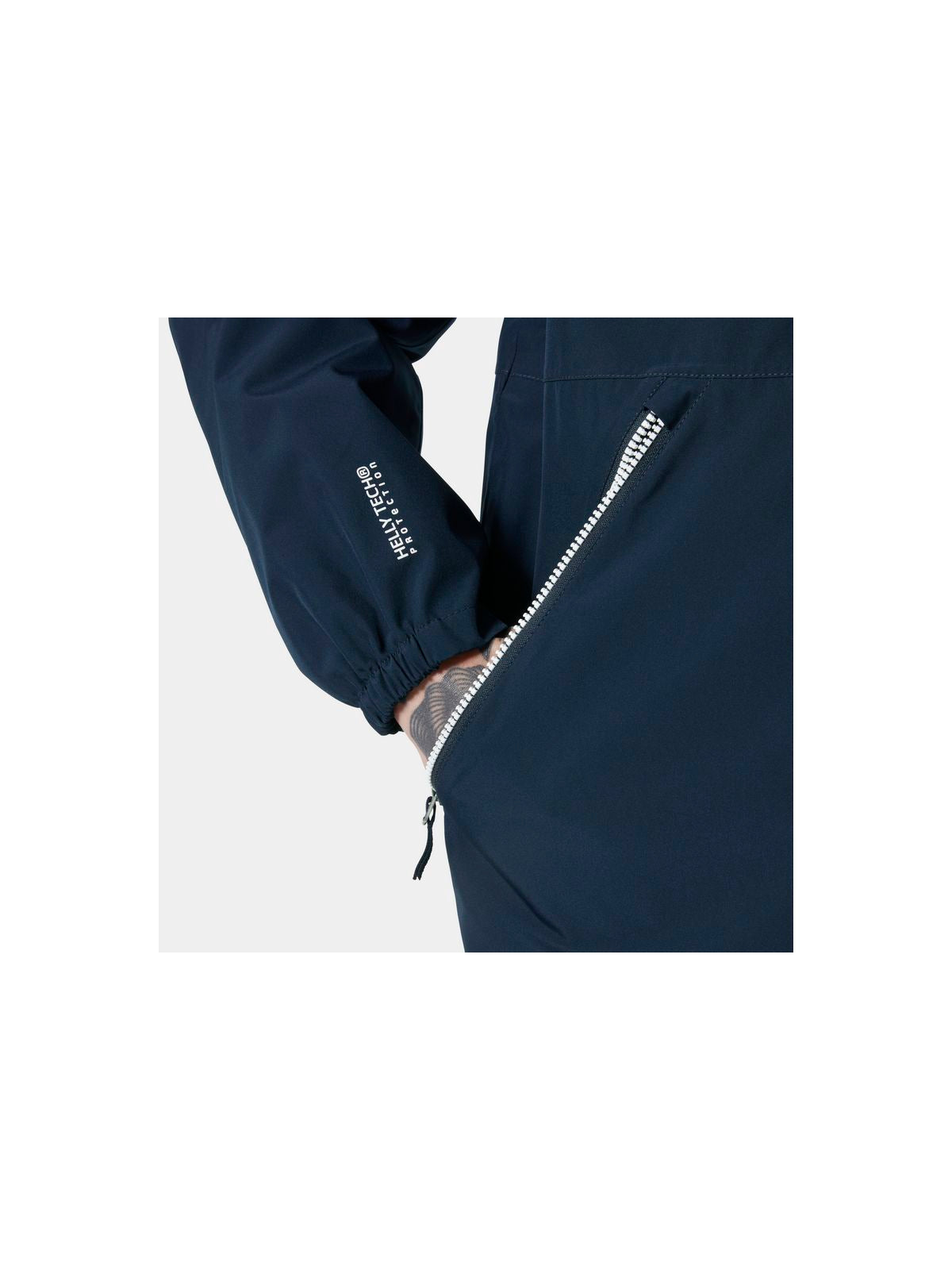 Kurtka męska HELLY HANSEN SANDOY RAIN JACKET granatowa - Adventure Sports