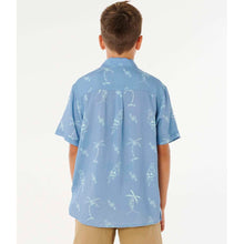 Koszula chłopięca RIP CURL Eternal Shred Ss Shirt-Boy niebieska
