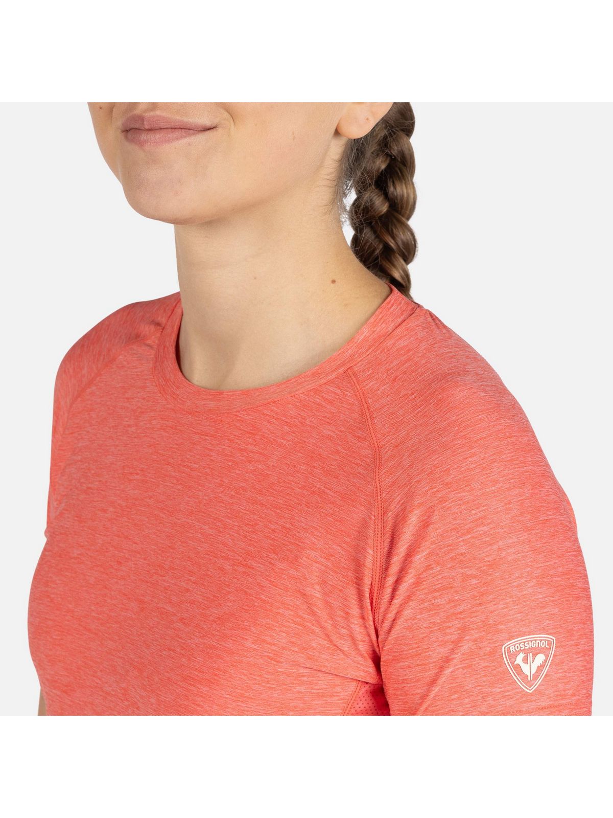 Koszulka treningowa damska ROSSIGNOL W Cloudrest Loose Tee różowy - Adventure Sports