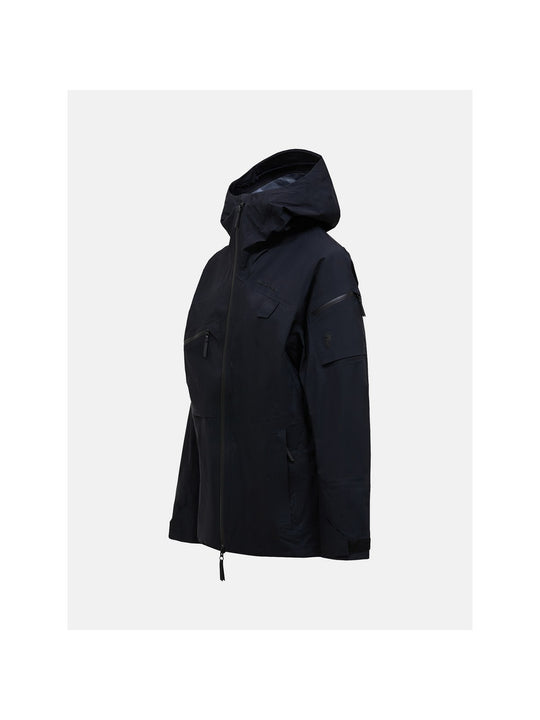 Kurtka narciarska męska PEAK PERFORMANCE Alpine GORE-TEX C-Knit 3L Shell Jacket czarna
