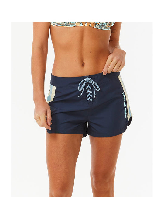 Boardshorty RIP CURL Block Party Hi Waist 3’’ granatowy - Adventure Sports
