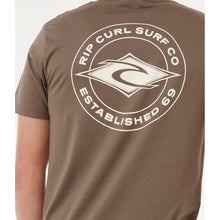 Koszulka RIP CURL STAPLE TEE szara
