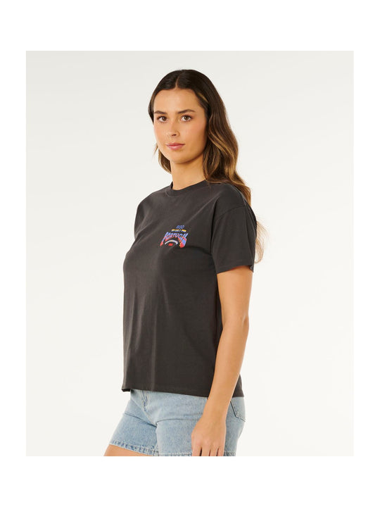 Koszulka damska RIP CURL RIP CURL Pro Peniche 2026 czarna
