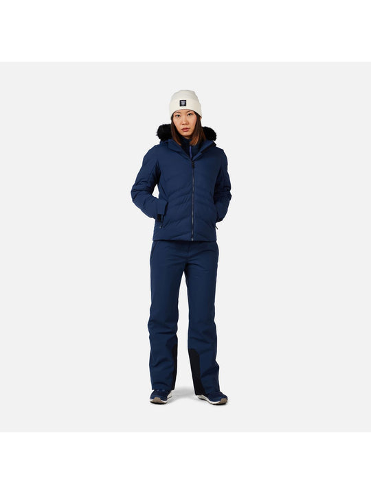 Kurtka narciarska damska ROSSIGNOL W STACI INSULATED JKT granatowa
