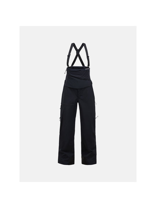Spodnie damskie Peak Performance W Ascent Softshell Bib Pa czarny - narciarskie - Adventure Sports
