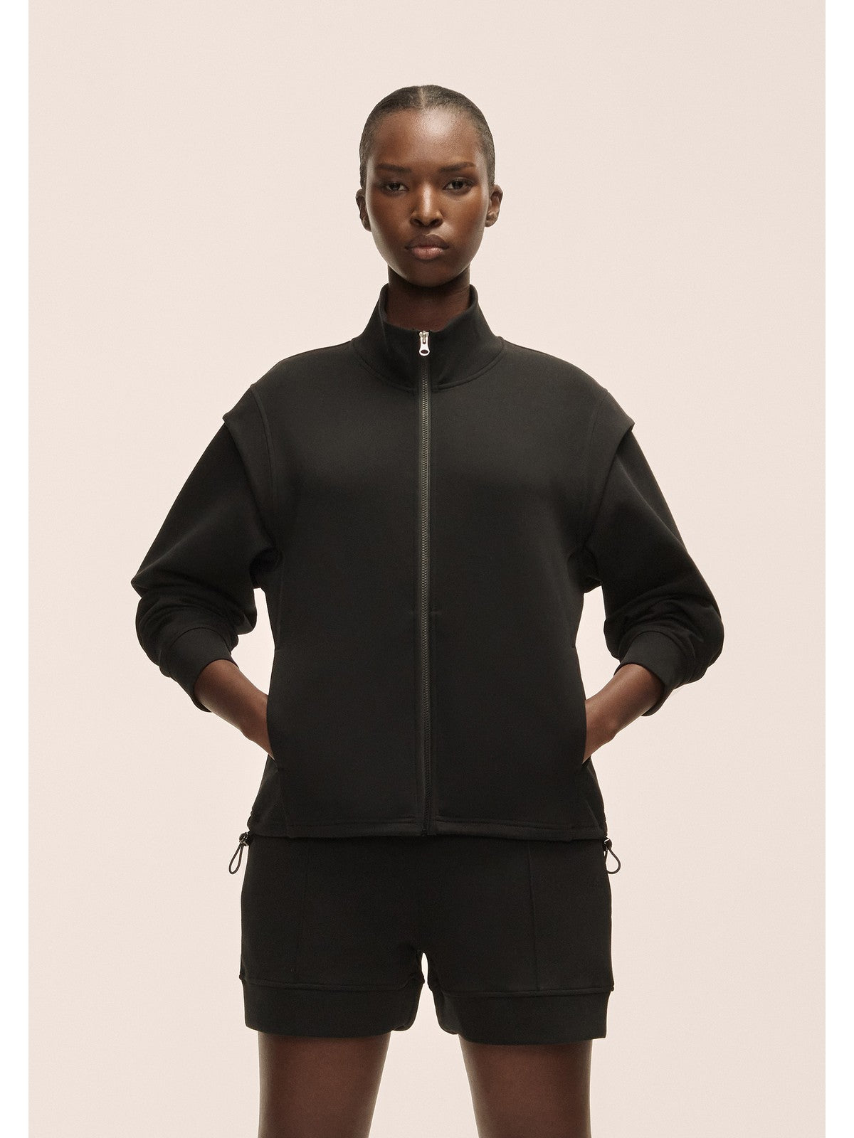 Bluza damska Casall Aria Full Zip czarny