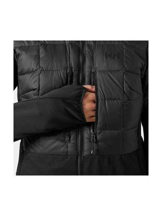 Kurtka narciarska damska HELLY HANSEN W RIDGE HYBRID INSULATOR czarna
