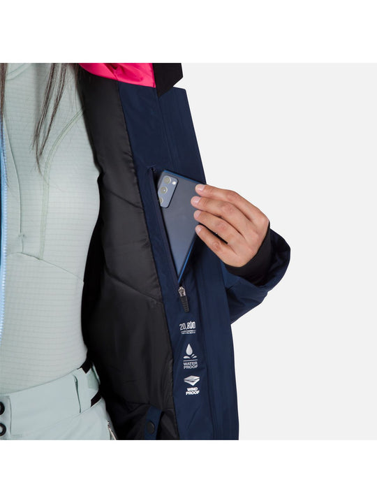Kurtka narciarska damska Rossignol W Wispile Puffy Jkt granatowy - Adventure Sports

