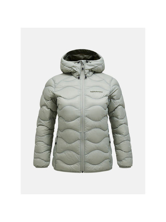 Kurtka puchowa damska Peak Performance W Helium Down Hood Jacket zielony - Adventure Sports

