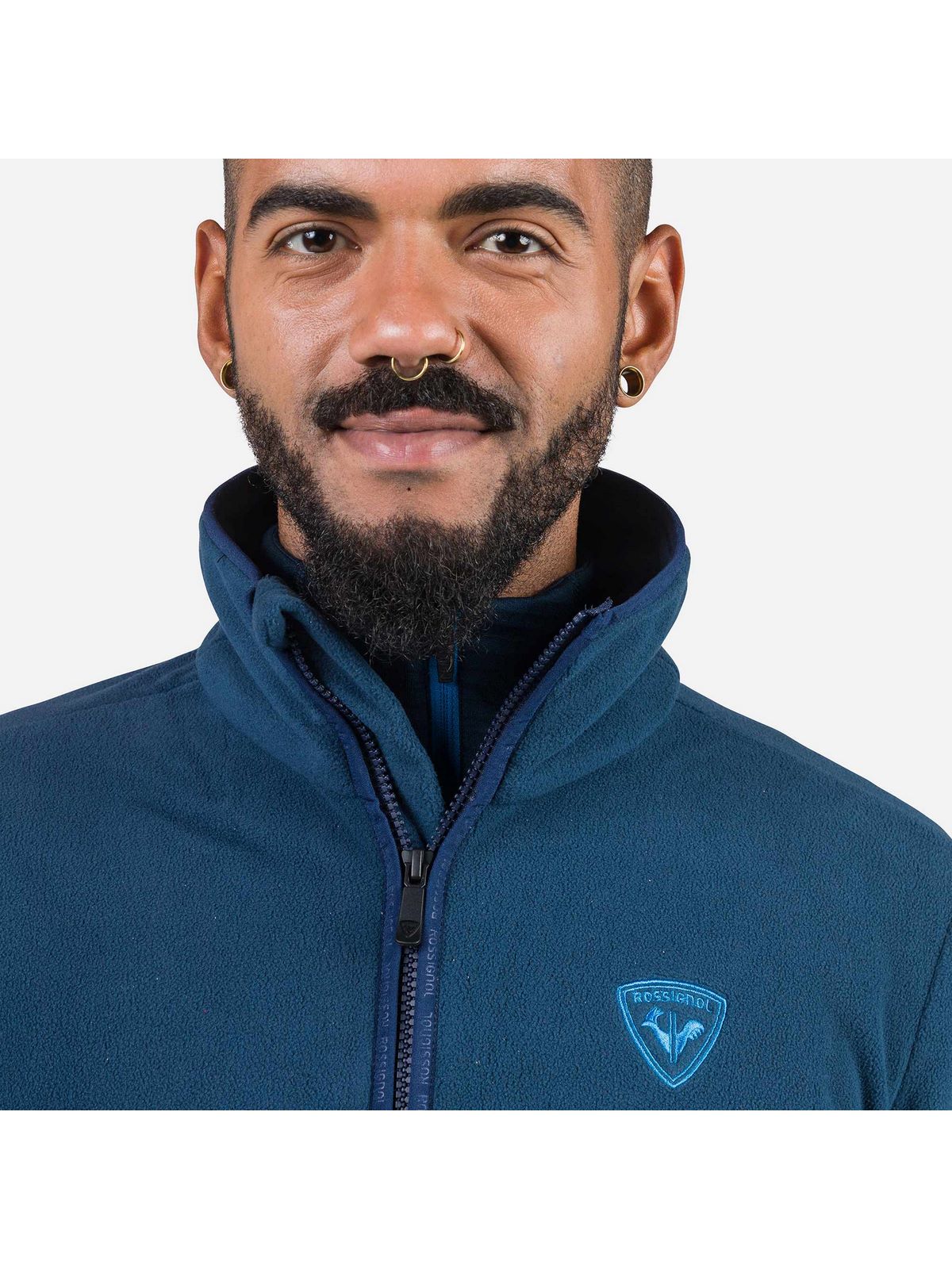 Bluza męska ROSSIGNOL Strawpile Fleece Fz granatowy