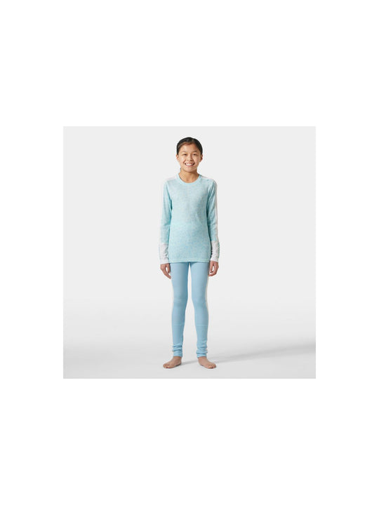 Bielizna dziecięca HELLY HANSEN Jr Graphic Lifa Merino Set kolor niebieski
