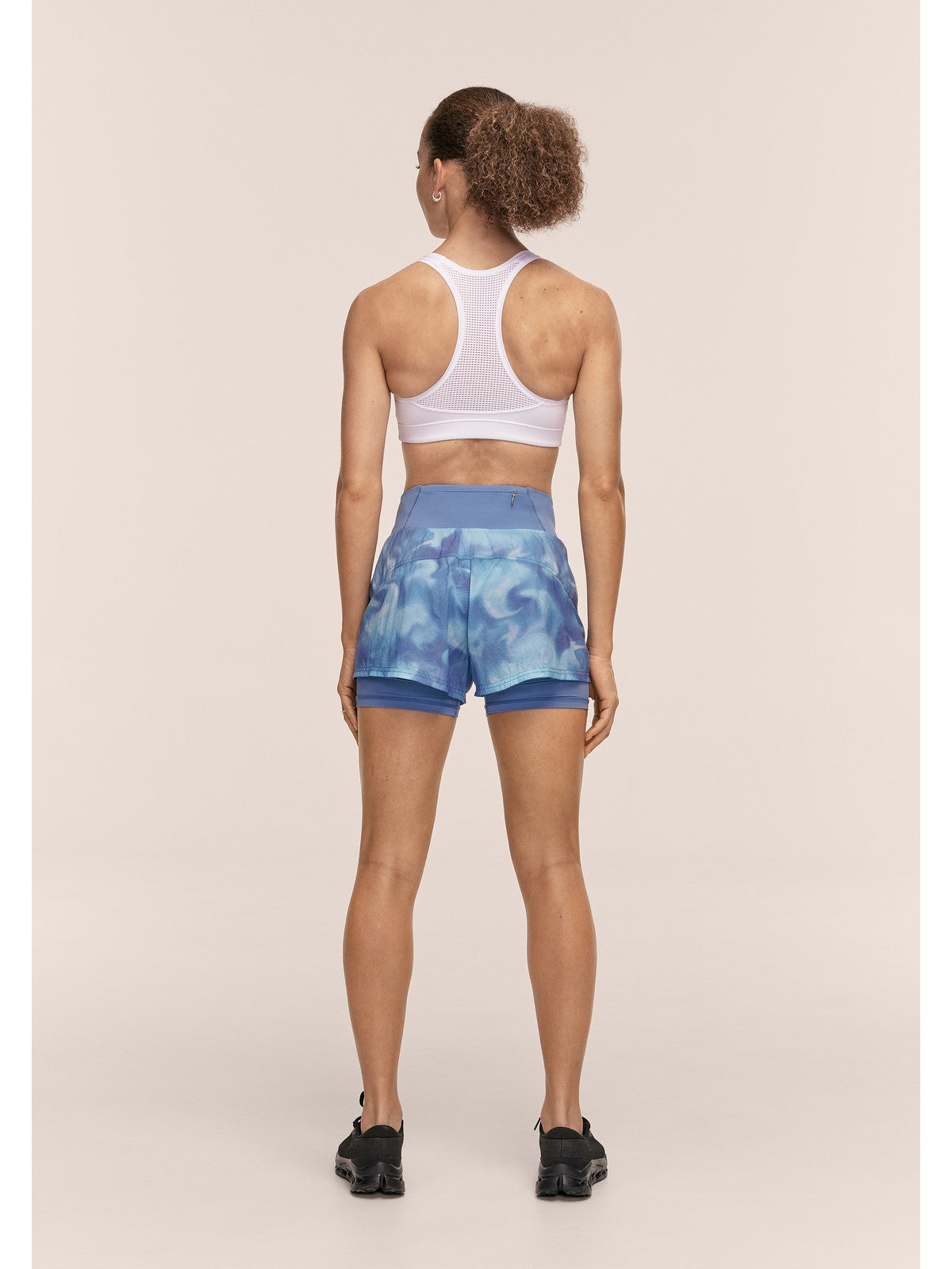 Szorty CASALL Breeze Printed Running Short kolor granatowy
