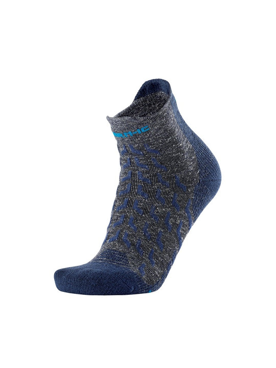 Skarpety trekkingowe THERM-IC Trekking Ultracool Linen Ankle szaro granatowe

