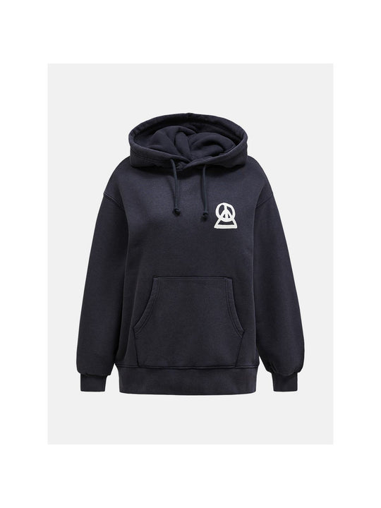 Bluza Peak Performance W Graphic Hood czarny - Adventure Sports

