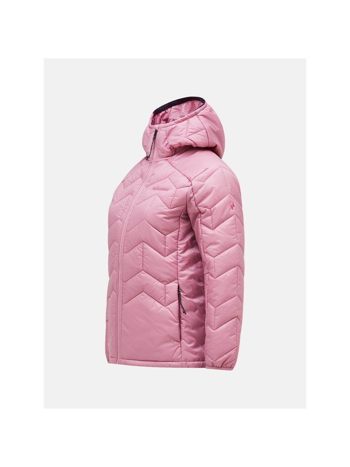 Kurtka zimowa damska Peak Performance W Elevate Liner Hood brązowy - narciarska - Adventure Sports