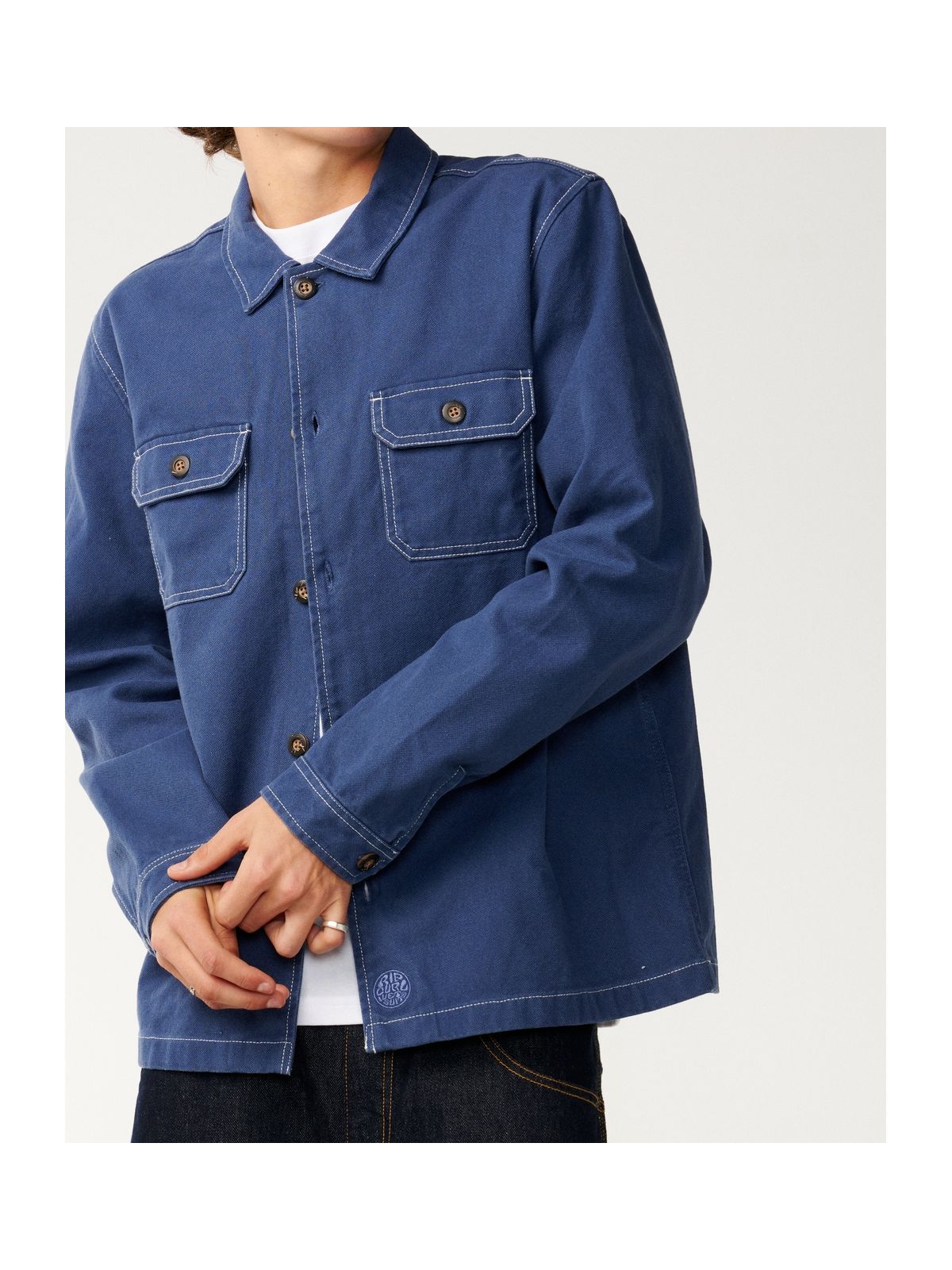 Kurtka męska RIP CURL Premium Surf Anyday Shacket granatowa
