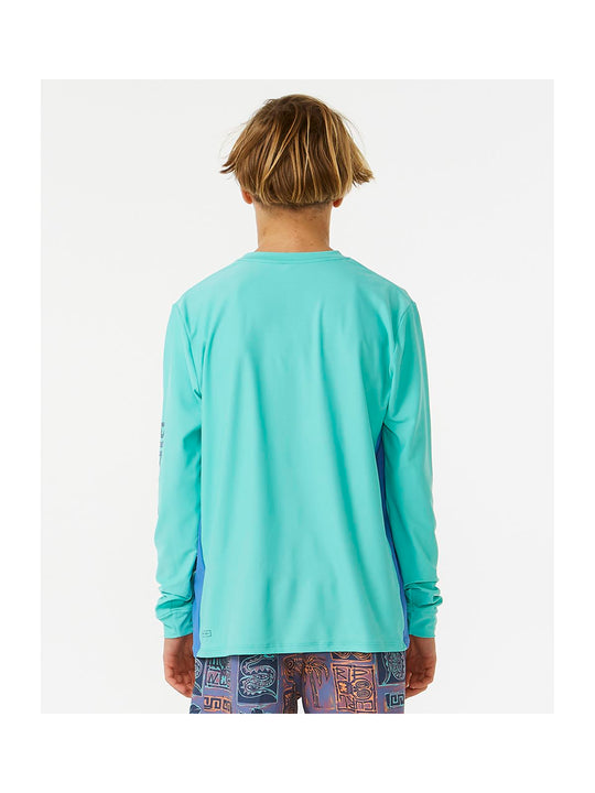 Lycra RIP CURL Lost Islands Upf L/S Boy niebieski - Adventure Sports
