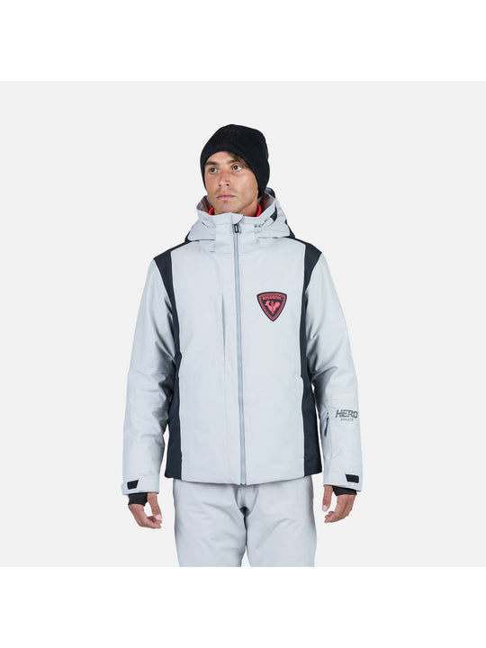 Kurtka narciarska męska Rossignol Hero Velika Jkt szary - Adventure Sports
