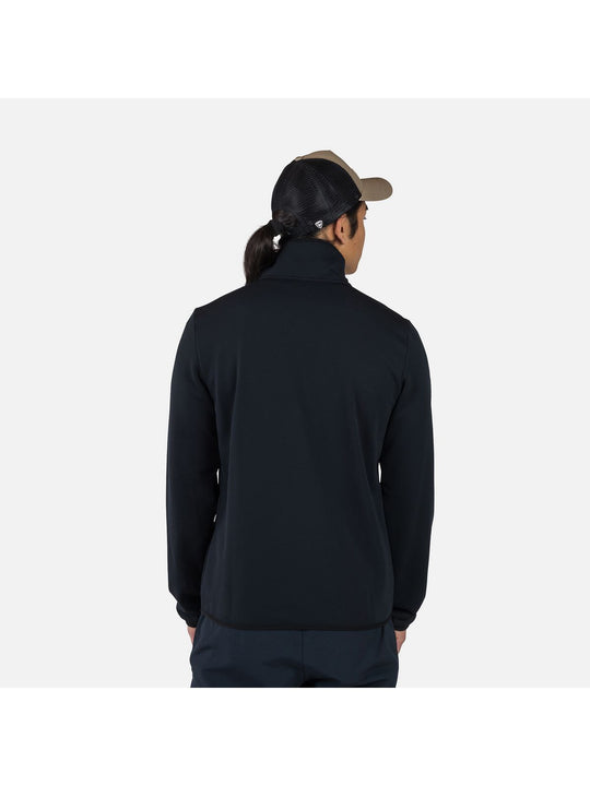 Bluza polarowa męska Rossignol Signature Ski Hz Fleece czarny - Adventure Sports
