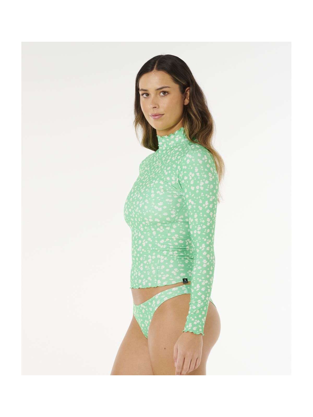 Lycra damska RIP CURL Surf Side Upf Ls Rv zielona