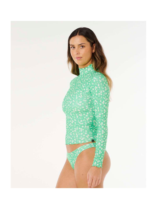 Lycra damska RIP CURL Surf Side Upf Ls Rv zielona
