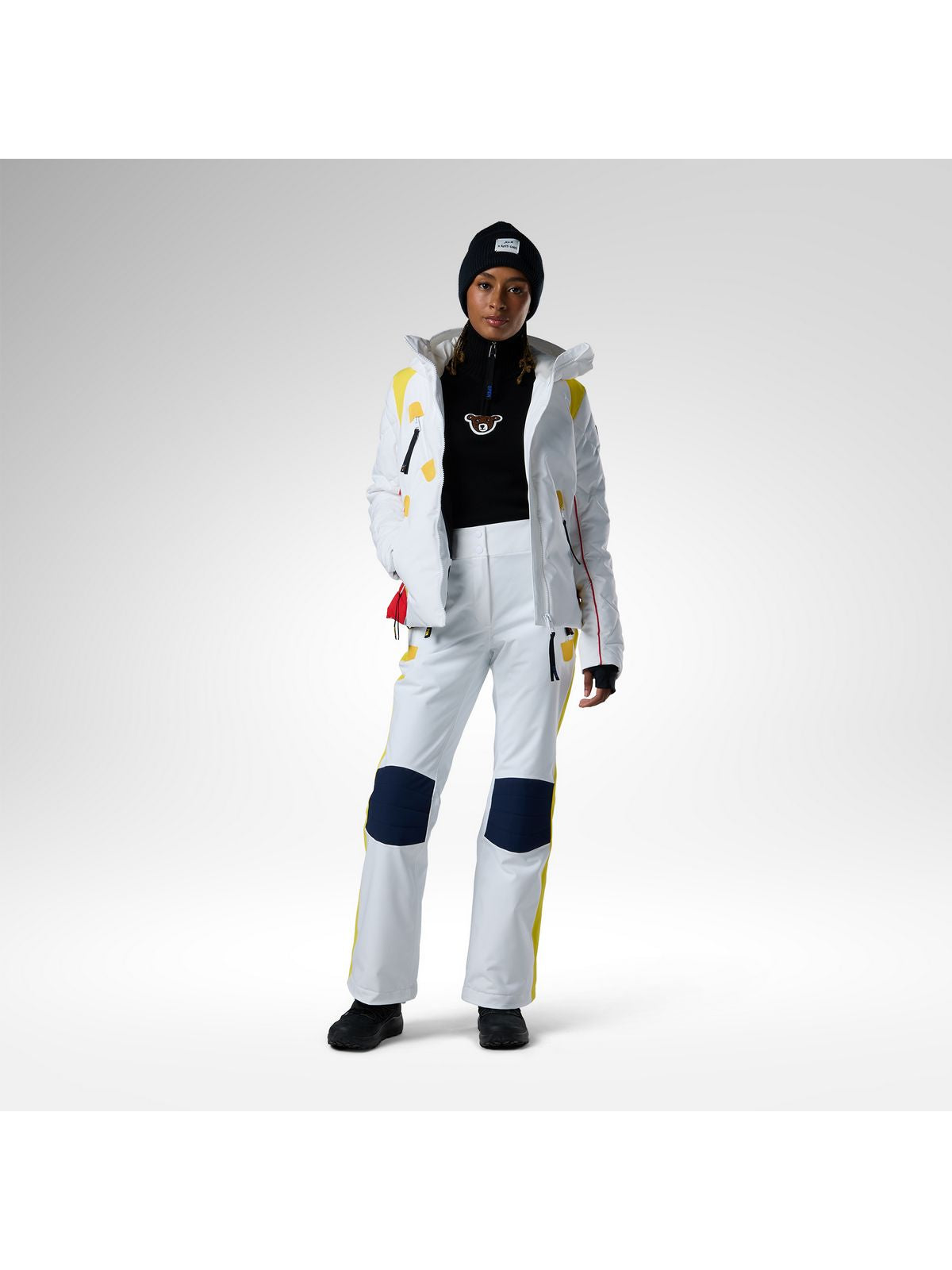 Spodnie narciarskie damskie ROSSIGNOL W Jcc Valdiz Ski Pant białe