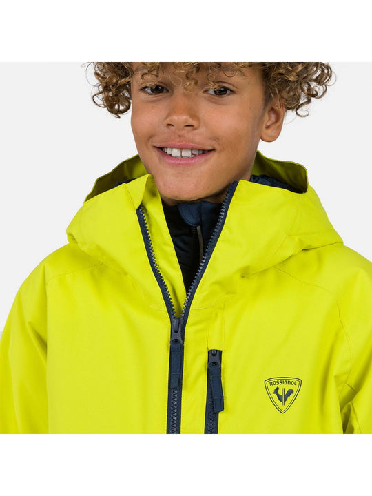 Kurtka narciarska dziecięca Rossignol Jr Wispile Jkt zielony - Adventure Sports
